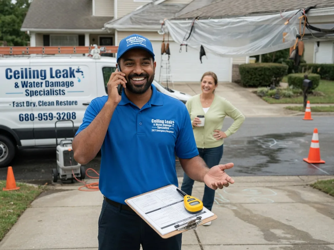 Ceiling Leak Cleanup Wrightsboro, TX FAQs